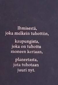 Hävitys - Tapauskertomus. ( Finlandia-palkitut )