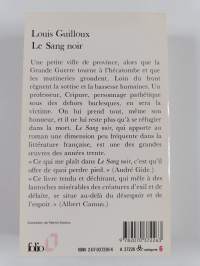 Le sang noir : roman