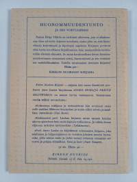 Huonommuudentunto ja sen voittaminen