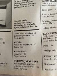 Kotiliesi 1983 nr 9, Sininen talo Raahen Rantakadulla, kaava-arkki