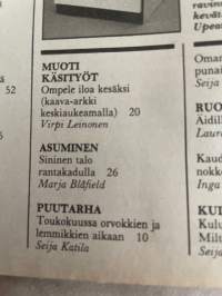 Kotiliesi 1983 nr 9, Sininen talo Raahen Rantakadulla, kaava-arkki
