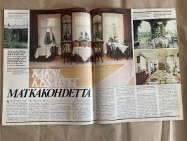 Kotiliesi 1983 nr 12, Kesämorsiamet, Tertin kartano ja Auran Koskipirtti, uutta suomalaista muotoa