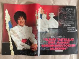 Kotiliesi 1988 nr 12, Eila Hiltunen, Euran Paperin teollisuusalue Kauttualla, rakuunat lähtevät (Lappeenranta)
