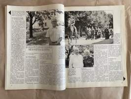 Kotiliesi 1988 nr 12, Eila Hiltunen, Euran Paperin teollisuusalue Kauttualla, rakuunat lähtevät (Lappeenranta)