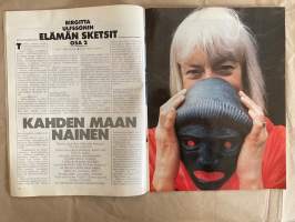 Kotiliesi 1989 nr 10, valkoisen vaatteen viehätys, Maisan punainen tupa, tuntematon Helene Schjerfbeck löytyi tsekkiläisestä museosta