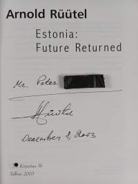 Estonia - Future Returned (signeerattu, tekijän omiste)