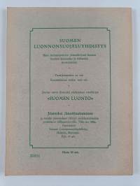 Suomen luonto : Suomen luonnonsuojelun vuosikirja 1947