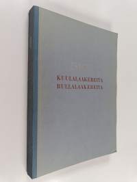 SKF : Kuulalaakereita, rullalaakereita + pääluettelon täydennysosa