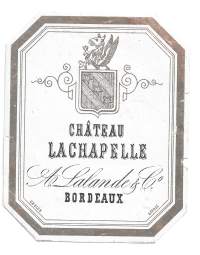 Chateu Lachapelle   - viinaetiketti