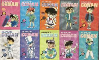 Salapoliisi Conan 10-19 , 10 kpl manga-kirjoja.