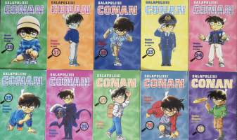 Salapoliisi Conan 20-29 , 10 kpl , Manga - kirjoja.