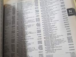 Turun (Turku) jakoalue puhelinluettelo TUR 1974 Turku, Kemiö, Korppoo, Loimaa, Maarianhamina, Salo, Uusikaupunki - Turun liike- ja ammattihakemisto (keltaiset sivut)