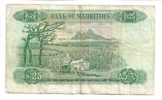 Mauritius 25 Rupees 1960 -luku  seteli