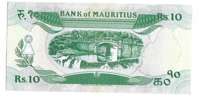 Mauritius 10 Rupees 1885 seteli