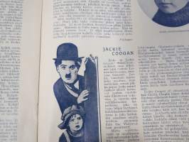Filmiaitta 1923 nr 6, kansikuva (ja artikkeli) &quot;Chaplinin poika&quot;, Filmi ja kansanopetus, Jack Amerikassa, Sovjetin sensuuri on kieltänyt Selma Lägerlöfin elokuvan...