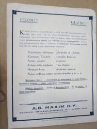 Filmiaitta 1923 nr 6, kansikuva (ja artikkeli) &quot;Chaplinin poika&quot;, Filmi ja kansanopetus, Jack Amerikassa, Sovjetin sensuuri on kieltänyt Selma Lägerlöfin elokuvan...