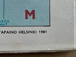 Suomen tiekartta GT 1981 nr 2