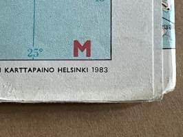 Suomen tiekartta GT 1983 nr 2