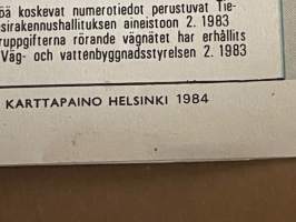 Suomen tiekartta GT 1984 nr 6