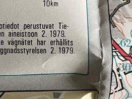 Suomen tiekartta GT 1979 nr 8