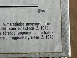 Suomen tiekartta GT 1976 nr 3