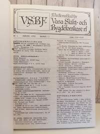VSBF Släkt- och Bygdeforskare r.f.  Medlemsblad 1992-1996