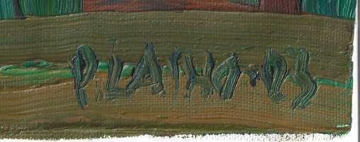 Pekka Laiho, öljy kankaalle  ,sign P.Laiho -93 , 20x24 cm kehystämätön
