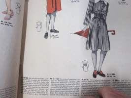 Beyers Mode Führer - Damenkleidung Herbst / Winter 1943-44 -II Maailmansodan aikaista saksalaista muotia, huomaa värikuvituksen runsaus sodasta huolimatta