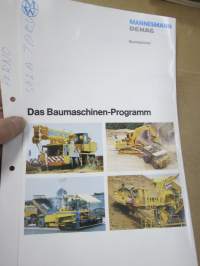 Mannesmann-Demag Das Baumaschinen-Programm -myyntiesite