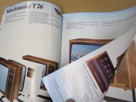 Salora Televisiot - Hi-Fi Stereot - autopuhelimet 1978 Salora 1928-1978 juhlaesite -myyntiesite / sales brochure in finnish