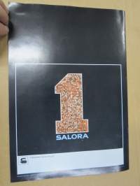 Salora Televisiot - Hi-Fi Stereot - autopuhelimet 1978 Salora 1928-1978 juhlaesite -myyntiesite / sales brochure in finnish