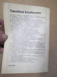 Laivojen palosuojelu, leimattu &quot;KL Matti Kurki&quot; eli koululaivan kirjastoon kuulunut