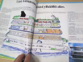 Silja Line matkat Suomesta 1984-85 -matkaesite &quot;Valkoiset laivat Ruotsiin&quot;