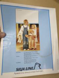 Silja Line matkat Suomesta 1984-85 -matkaesite &quot;Valkoiset laivat Ruotsiin&quot;