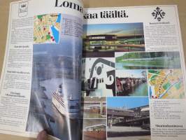 Silja Line matkat Suomesta 1983-84 -matkaesite &quot;Valkoiset laivat Ruotsiin&quot;