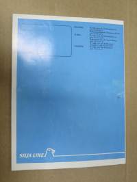 Silja Line matkat Suomesta 1983-84 -matkaesite &quot;Valkoiset laivat Ruotsiin&quot;