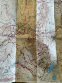 Ylläs-Levi 1:50 000 ulkoilukartta 1985 -outdoor map