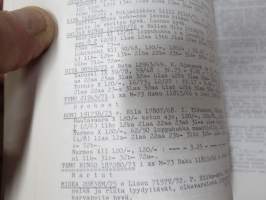 Ajokoiramies - isohko erä 1960-70 lukujen lehtiä erilaisina sidoksina ja irtonumeroina