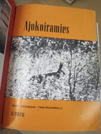 Ajokoiramies - isohko erä 1960-70 lukujen lehtiä erilaisina sidoksina ja irtonumeroina