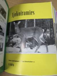 Ajokoiramies - isohko erä 1960-70 lukujen lehtiä erilaisina sidoksina ja irtonumeroina
