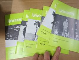 Ajokoiramies - isohko erä 1960-70 lukujen lehtiä erilaisina sidoksina ja irtonumeroina