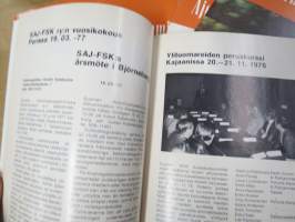 Ajokoiramies - isohko erä 1960-70 lukujen lehtiä erilaisina sidoksina ja irtonumeroina