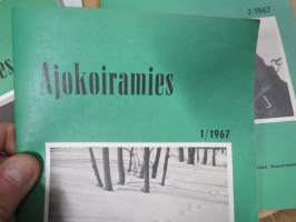 Ajokoiramies - isohko erä 1960-70 lukujen lehtiä erilaisina sidoksina ja irtonumeroina