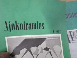 Ajokoiramies - isohko erä 1960-70 lukujen lehtiä erilaisina sidoksina ja irtonumeroina