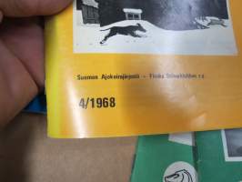 Ajokoiramies - isohko erä 1960-70 lukujen lehtiä erilaisina sidoksina ja irtonumeroina
