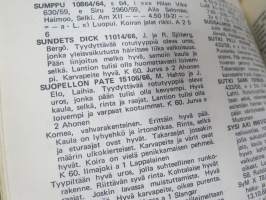 Ajokoiramies - isohko erä 1960-70 lukujen lehtiä erilaisina sidoksina ja irtonumeroina