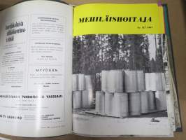 Mehiläishoitaja-lehti -erä lehtiä vv. 1965-1977, kansioissa, kaikki vuodet eivät ole täydellisiå - katso kuvat!