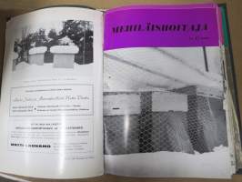 Mehiläishoitaja-lehti -erä lehtiä vv. 1965-1977, kansioissa, kaikki vuodet eivät ole täydellisiå - katso kuvat!