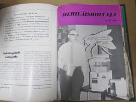 Mehiläishoitaja-lehti -erä lehtiä vv. 1965-1977, kansioissa, kaikki vuodet eivät ole täydellisiå - katso kuvat!