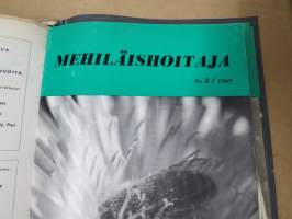 Mehiläishoitaja-lehti -erä lehtiä vv. 1965-1977, kansioissa, kaikki vuodet eivät ole täydellisiå - katso kuvat!